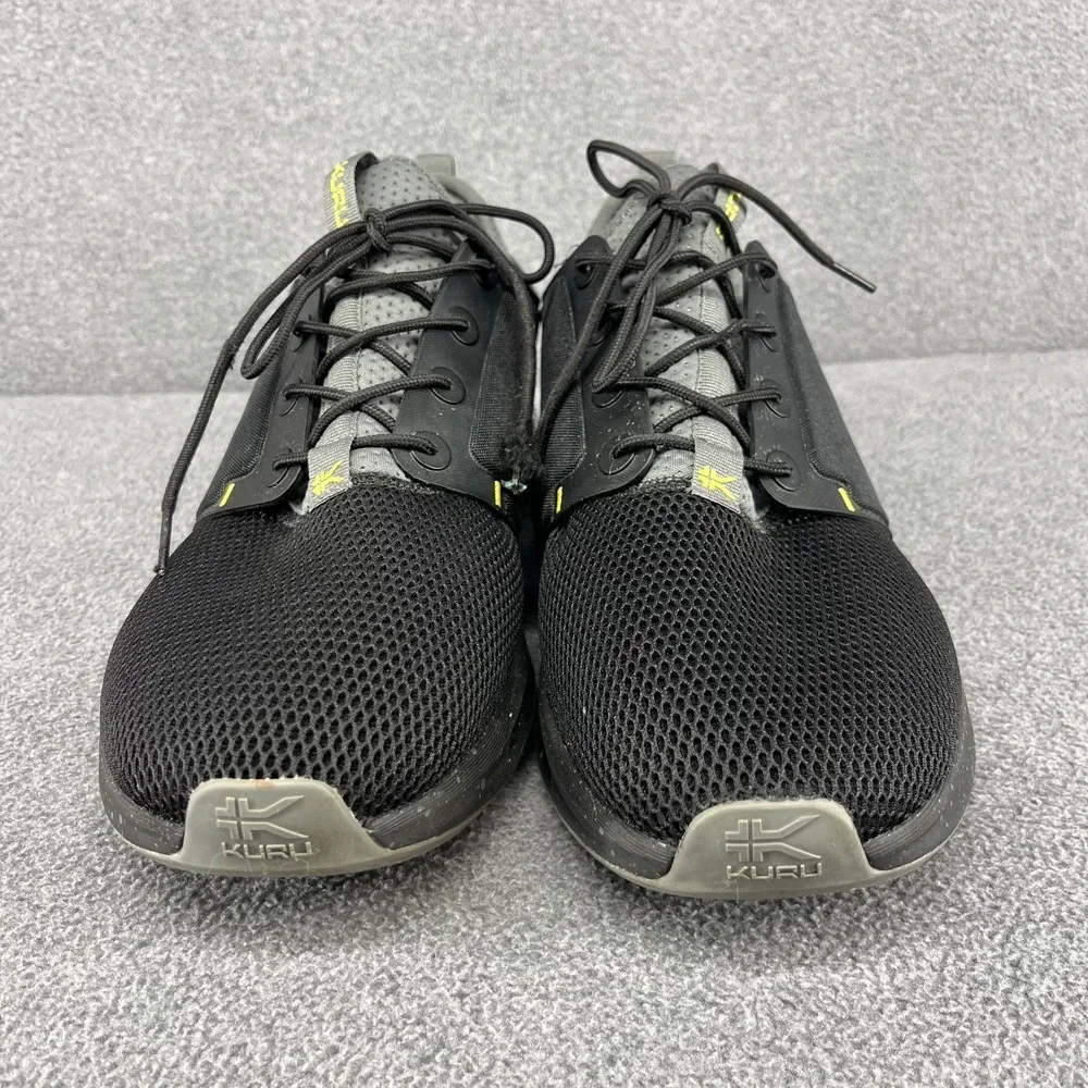 Kuru‎ Atom Mens Size 14 M Black Gray Athletic Running Walking Shoes Sneakers